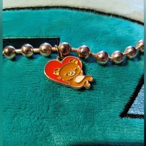 Rilakkuma Gold Ball chain Necklace